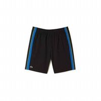 short lacoste sport negro amarillo