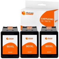 pccom essential hp 901xl cartucho tinta compatible negro pack 3