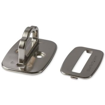 Anclaje de Sobremesa StarTech Grande Acero Plata con Tornillos y Adhesivo