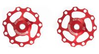 sb3 11 speed jockey wheels   11t rojo