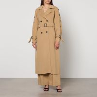 weekend max mara natale broadcloth wool coat - uk 14
