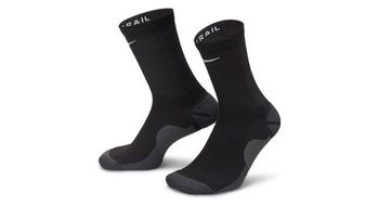 Calcetines nike trail run crew negros