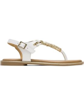 de PORRONET SANDALIAS PLANAS MUJER 3112 BLANCO