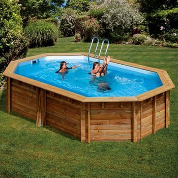 Piscina Sunbay Pino Frances Autoclave Iv Gre - Ovalada 551x351x119 Cannelle