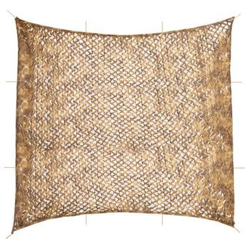 Red De Camuflaje Con Bolsa De Almacenamiento Arena 614x581 Cm Vidaxl