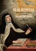de la intimidad antologia poetica en homenaje a teresa de jesus ano