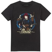 david bowie camiseta folk para mujer