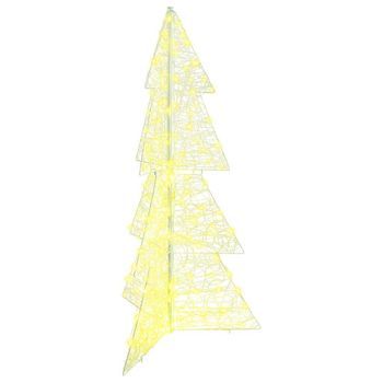 Árbol De Navidad 160 Led Cálido 150 Cm Acrílico Vidaxl