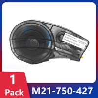 1pk m21-750-427 075 etiqueta compatible brady bmp21 plus impresora de etiquetas portatil vinilo autolaminante para brady m21 750 427