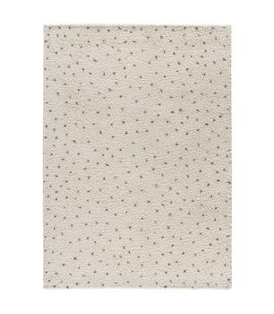 Lush Dottie Black - Alfombra de Pelo Largo Shaggy · PP Heat Set · Fabricada en Crevillent