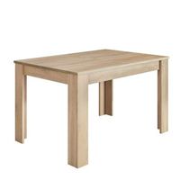 mesa de comedor extensible 140cm a los 190cm  roble