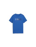 camiseta puma essentials logo lab b infantil mountain azul