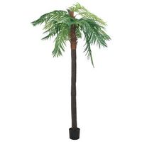 palmera fenix artificial con macetero 305 cm verde vidaxl