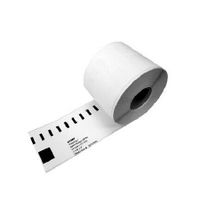 compatible dymo 99014 s0722430 label tape 101mm x 54mm black on white