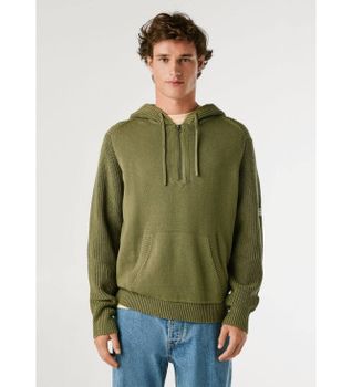 Pepe Jeans para hombre. PM7000014 Sudadera Phoenix verde (M), Casual, Algodón