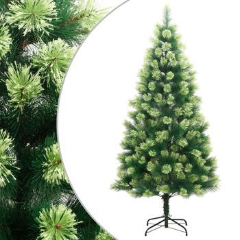 Árbol De Navidad Artificial Con Bisagras Y Soporte 210 Cm Vidaxl