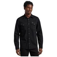 lee camisa manga larga 112363913 regular western-black para hombre