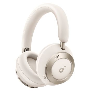 Soundcore Space One Pro Auriculares Inalámbricos con Cancelación de Ruido Activa Blanco Crema