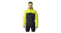 chaqueta impermeable dynafit alpine 3l amarilla negra para hombre