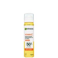 garnier vitamin c brightening over make-up uv mist invisible with spf50 and vitamin c 75ml