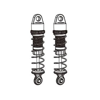 MJX 12212 Coche RC Piezas Originales Amortiguadores Delanteros/Traseros P12510 P12500