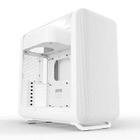 caja semitorre hyte x50 tg blanca panel cristal templado malla frontal atx