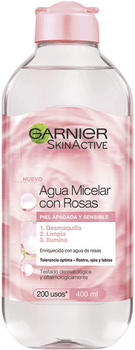 Garnier Skin Active Agua Micelar con Rosas 400 ml