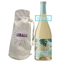pack 6 botellas libalis  funda termica vino blanco espana vt valles de sadacia 450 cl 120