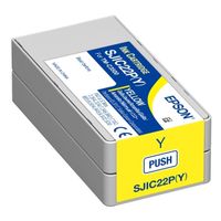 epson sjic22p y cartucho de tinta amarillo original