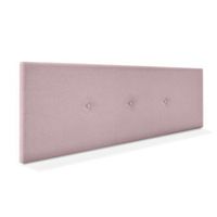 cabecero de tela aqualine liso con botones 150x50cm camas 150 - salmon