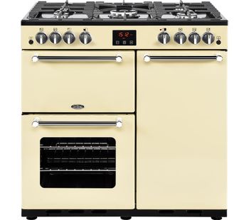 BELLING Kensington 90G Gas Range Cooker - Cream, Cream