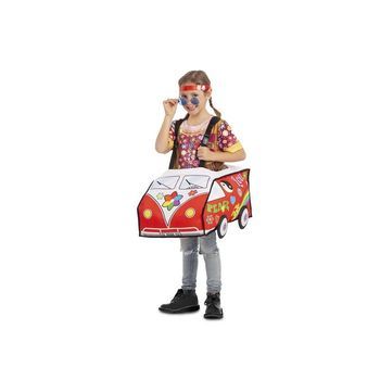 Disfraz Infantil Furgoneta Hippie A Hombros Talla Unica