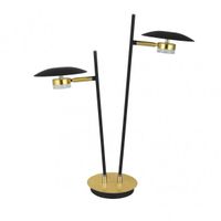 sobremesa ciudad del cabo 2l 12w 4000k negrooro 52x32x15 cm 1080 lm dirigible y orientable