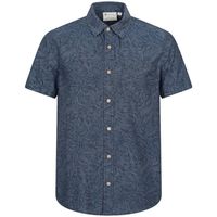 mountain warehouse camisa manga corta tropical para hombre