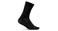 calcetines x2 craft core wool negro unisex