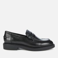 vagabond womens alex w leather loafers - black - uk 3