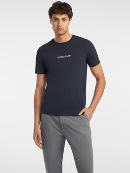 Camiseta Con Logotipo Bordado Corte Slim