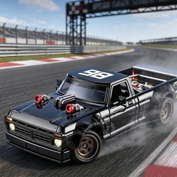 CXD 2401 1/24 2.4G 4WD RC Drift camión RTR con giroscopio LED Luz coche de carreras modelos juguetes control proporciona