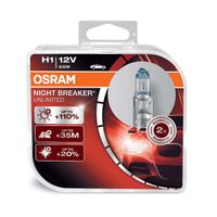 nightbreaker unlimited - performance bulbs - h1 448 twin pack