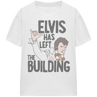 elvis presley camiseta elvis has left the building para mujer