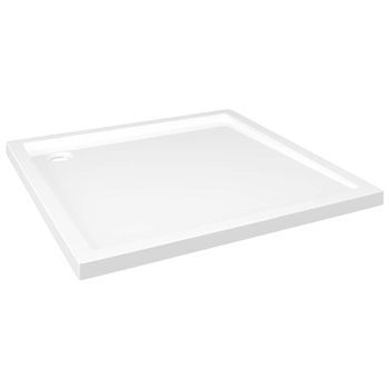 Plato De Ducha Cuadrado De Abs Negro 90x90 Cm Vidaxl