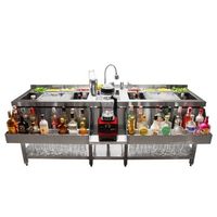 kit cocteleria doble juego coctelera conjunto cocteles mostrador profesional bar