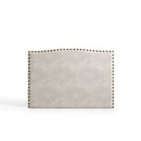 cabecero ambar para cama de 140 de tela blanco roto 154x115x8 matris