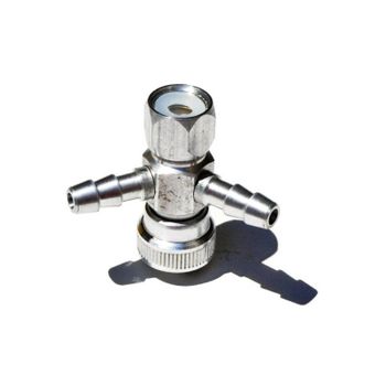 Grifo de combustible M16x1 conexión doble lateral 8mm