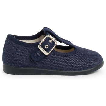Pisamonas Zapatillas Pepitos Niño Lino Con Hebilla para niño