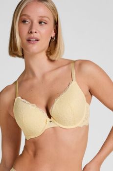 Hunkemöller Sujetador push-up de aros preformado Marine Amarillo