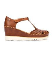 pikolinos para mujer w3z-1629 sandalias de piel aguadulce marron 40 5 a 8cm velcro casual
