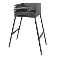 barbacoa con parrilla cincada 44 cm imex el zorro 44x37x91