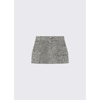 Liu Jo Falda Minifalda animal con strass para niña