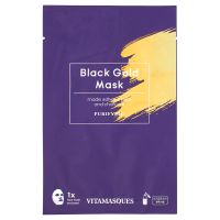 vitamasques black gold dust sheet mask 20ml